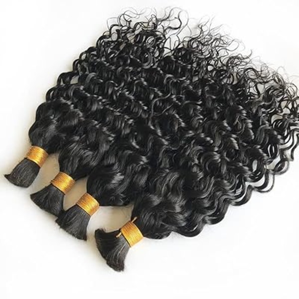 100% Unprocessed Brazilian Remy Human Hair Bulk  Loose Deep Wave 12inch
