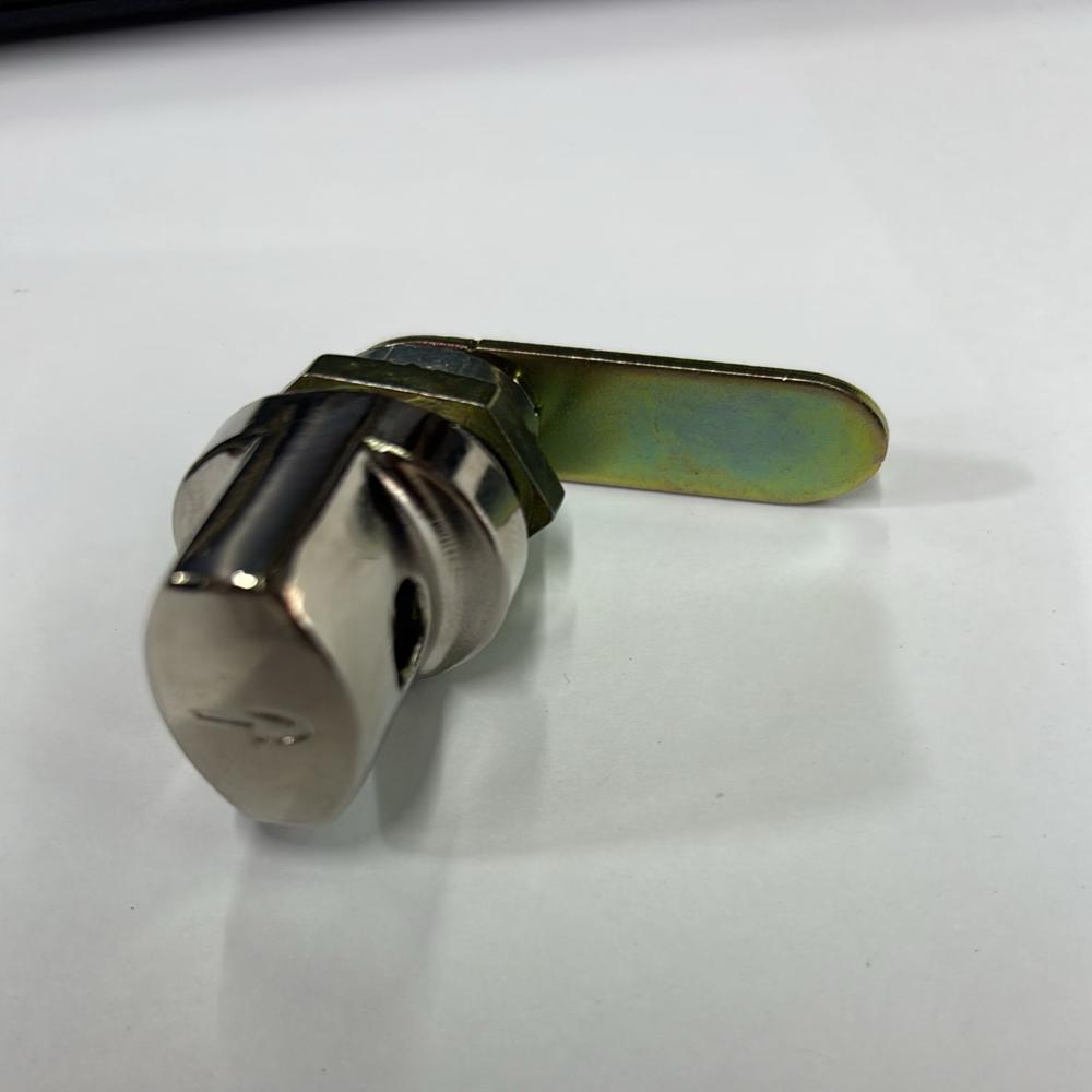 Pad Cam Lock - Zinc Alloy Body, Steel Cam, Chrome Plated, Medium Security, Star Scalloped Head, 20-30mm, Indoor