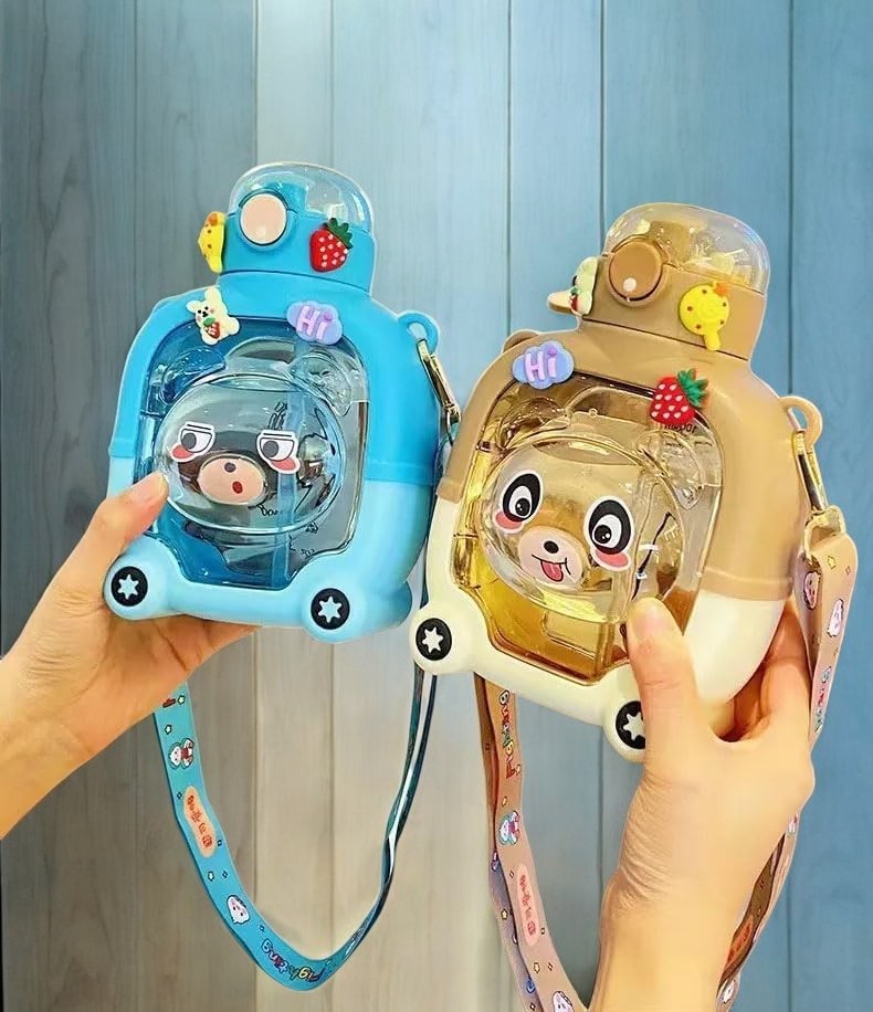 Teddy Water Bottle - Color: Multicolour