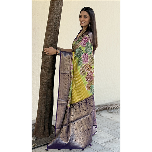 Maysure Crepe Rich Pallu-et-2984 Printed Saree - Color: Multicolor