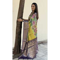 Designer Mysore Crepe Saree 