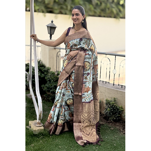 Dola Silk Gala  Rich Pallu-Et-2008 Printed Saree