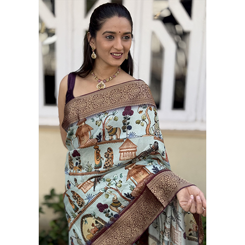 Dola Silk Gala  Rich Pallu-Et-2008 Printed Saree