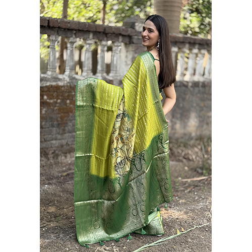 Maysure Crepe Rich Pallu-et- 2877 Designer Printed Saree - Color: Multicolor
