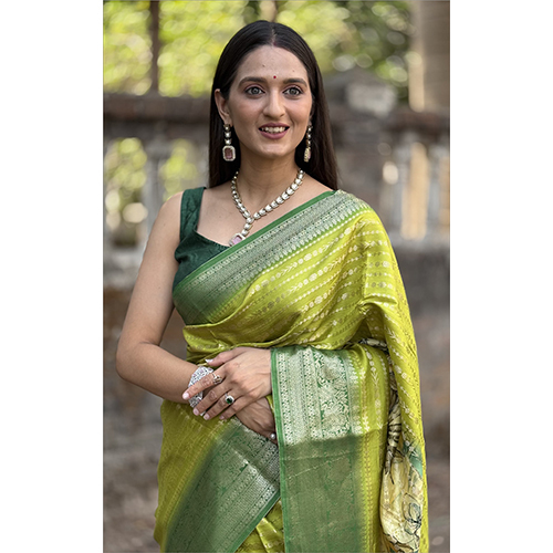 Maysure Crepe Rich Pallu-et- 2877 Designer Printed Saree - Color: Multicolor