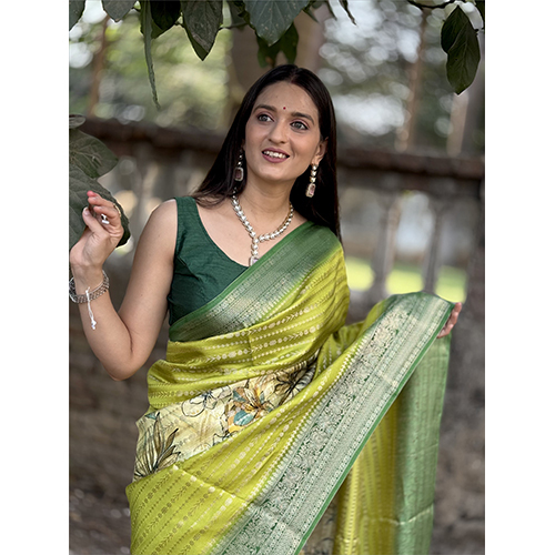 Maysure Crepe Rich Pallu-et- 2877 Designer Printed Saree - Color: Multicolor