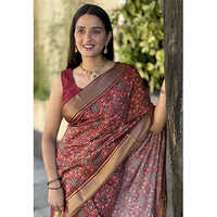 Mal Cottan Chex Chit Pallu-ET-2090 Designer Printed Saree