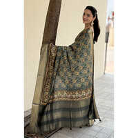 Mal Cottan Chex Chit Pallu-ET-2096 Designer Printed Saree
