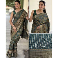 Mal Cottan Chex Chit Pallu-ET-2096 Designer Printed Saree