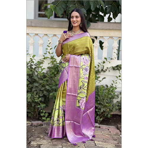 Maysure Crepe Rich Pallu-Et-2866 Designer Printed Saree - Color: Multicolor
