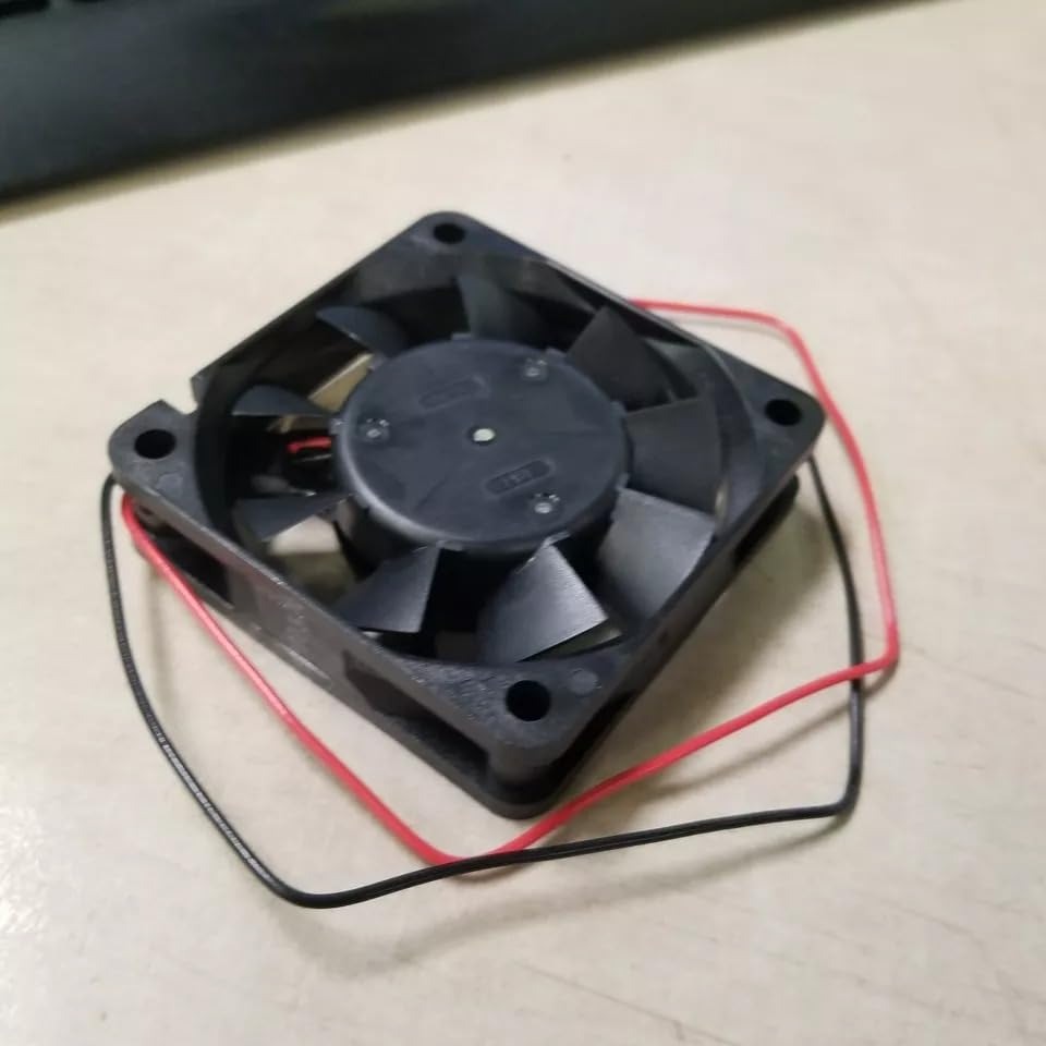 NMB 2406KL-05W-B10 Axial Fan 24V-0.05A DC Brushless Air Cooling Fan 1800 RPM 60 * 60 * 15mm 2-Wire