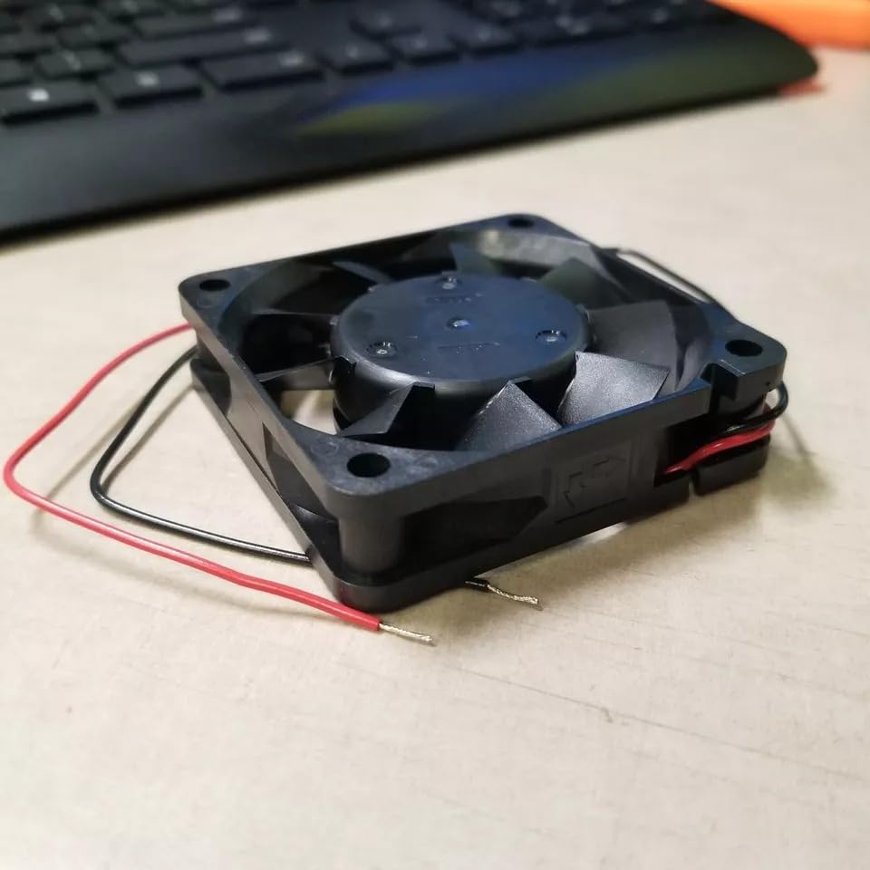 NMB 2406KL-05W-B10 Axial Fan 24V-0.05A DC Brushless Air Cooling Fan 1800 RPM 60 * 60 * 15mm 2-Wire