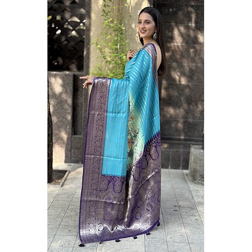 Maysure Crepe Rich Pallu-ET-2836 Digital Printed Saree