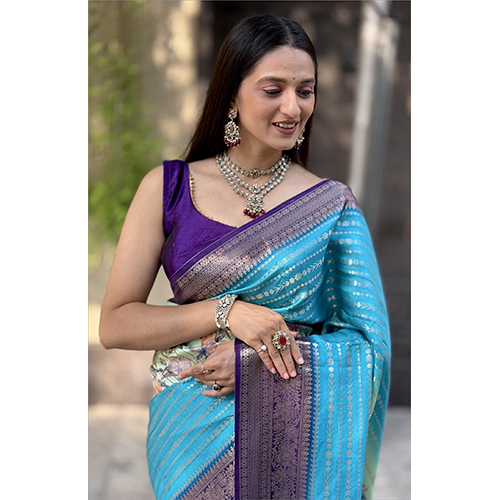 Maysure Crepe Rich Pallu-ET-2836 Digital Printed Saree