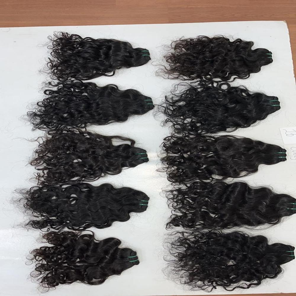 Single Drawn Curly Hair