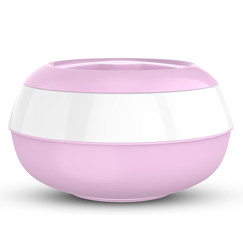 Pink Plastic Casserole - Metal Type: Stainless Steel