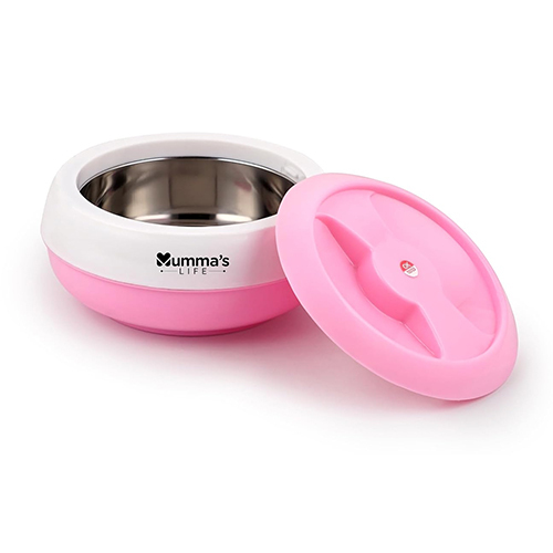 Pink Plastic Casserole - Metal Type: Stainless Steel
