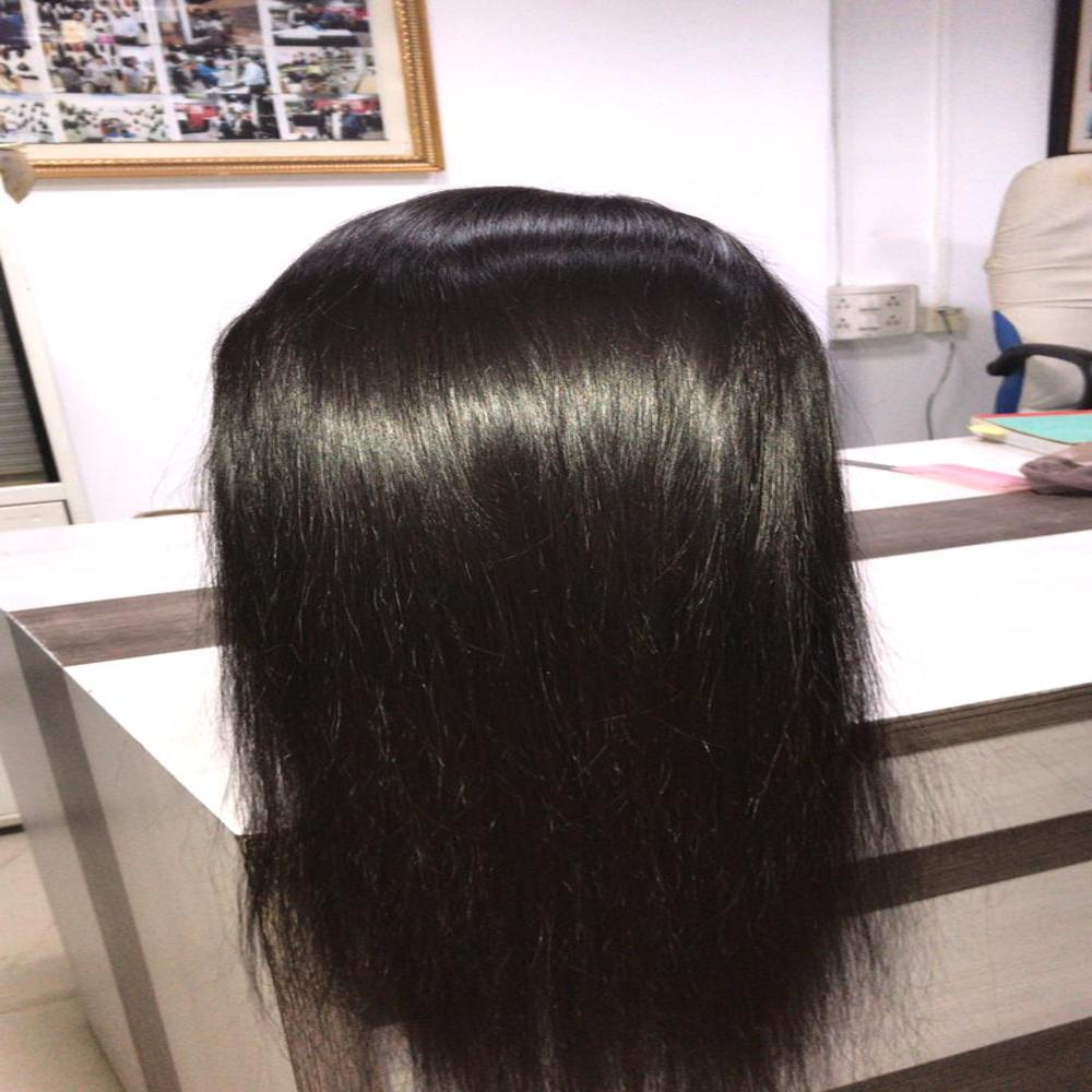 Machine Weft Straight Hair - Color: Black