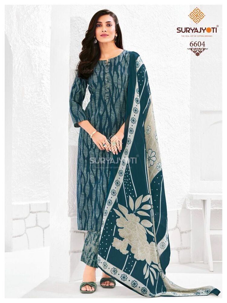 SuryaJyoti Trendy Cotton Vol-66  Dress Material