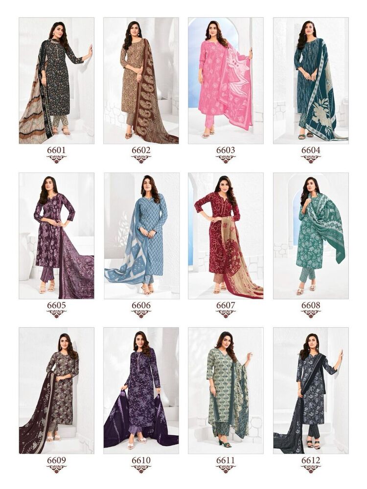 SuryaJyoti Trendy Cotton Vol-66  Dress Material