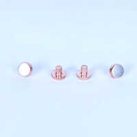 Bimetal Contact Rivets - Radius Head - Finish: Polished