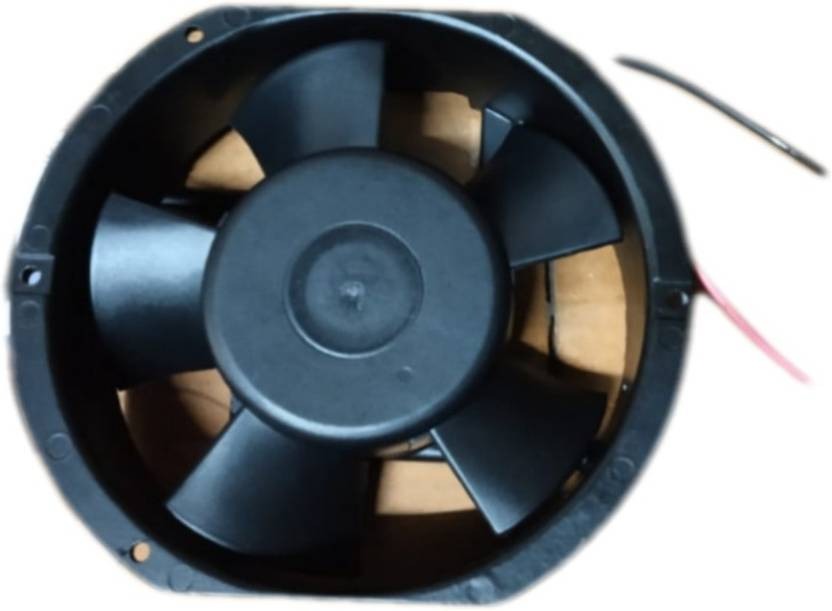 HICOOL 17A 24H BDC Axial Fan 24V-0.75A DC Air Cooling Fan 172*150*51mm 2Pin Cooler  (Black, Metal)