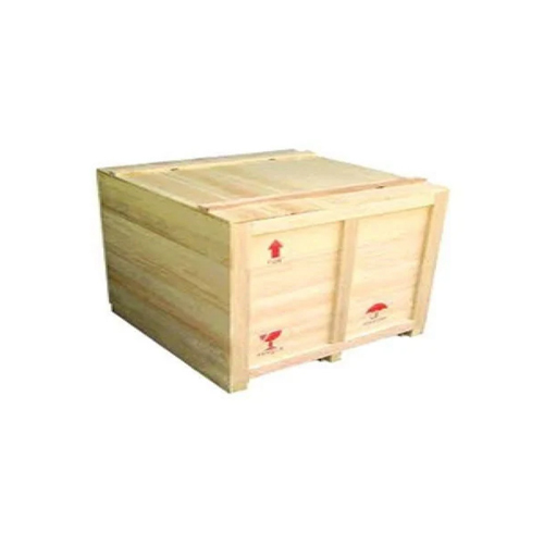 Square Pine Wood Box