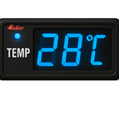 Blue Color Temperature Indicator - Accuracy: 98 %