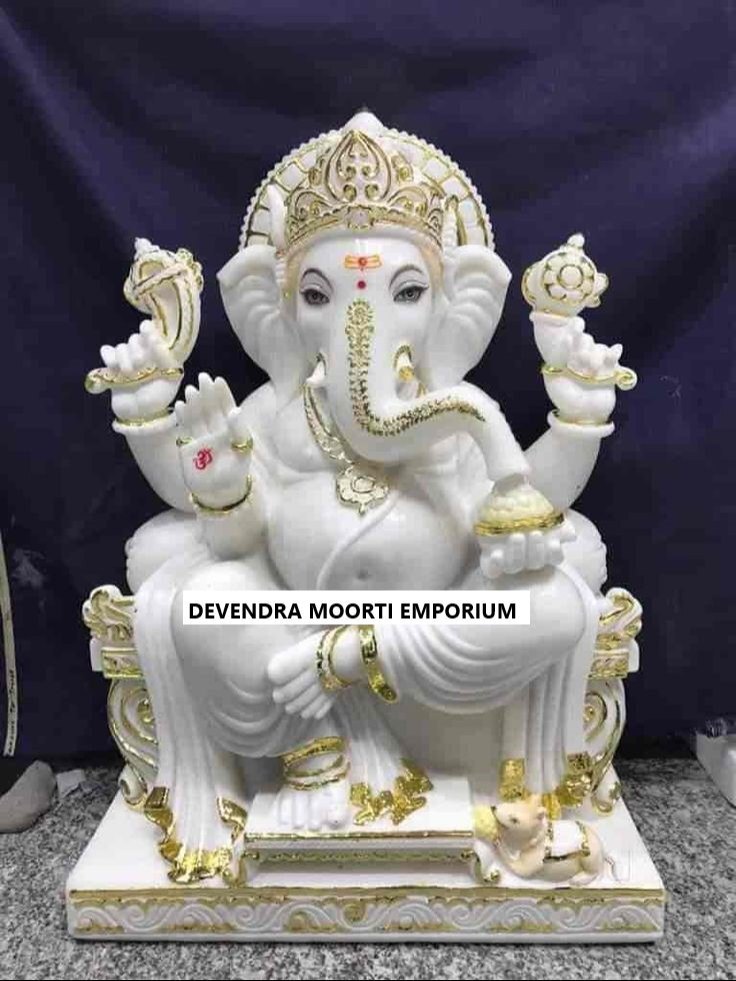 Buy Marble Ganesh Murti Online  Export Quality