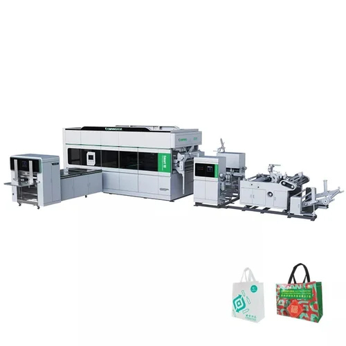 Fully Automatic Non Woven Laminated Box Bag Making Machine