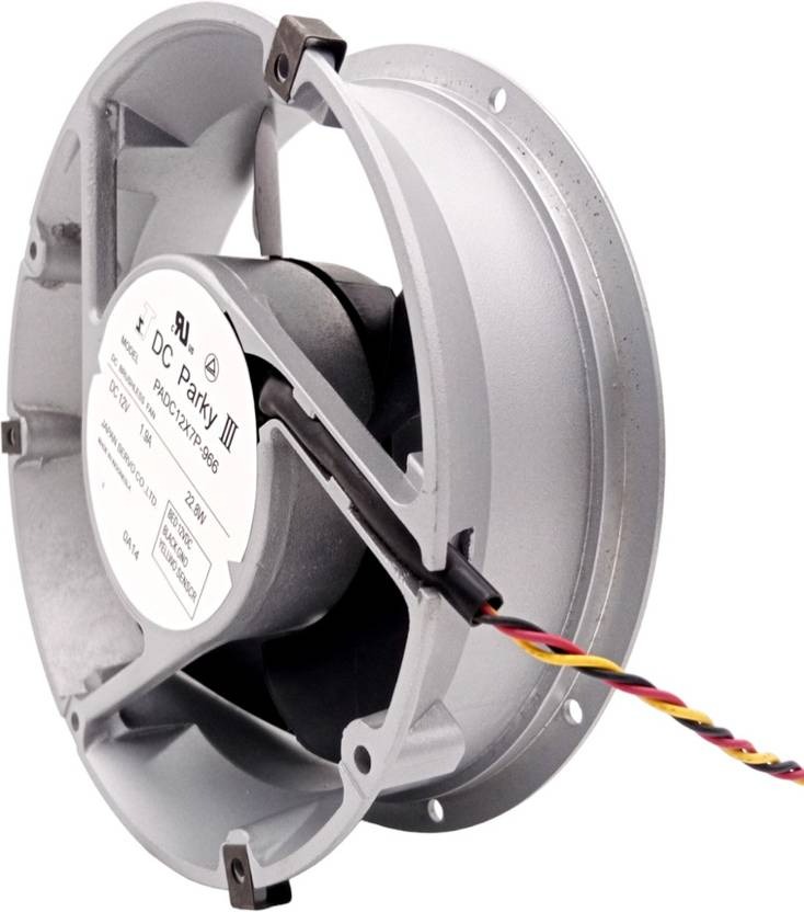 SERVO PADC12X7P-966 Axial Fan 12V-1.9A 22.8W DC Air Cooling Fan 172*51mm 3Pin Cooler  (Black)