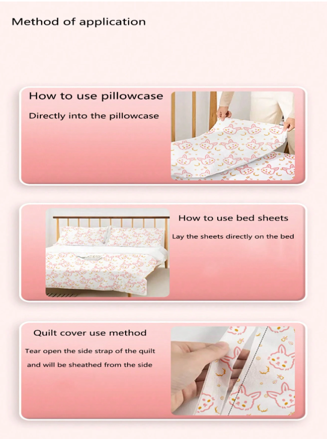 DISPOSABLE PRINTED BED SHEET