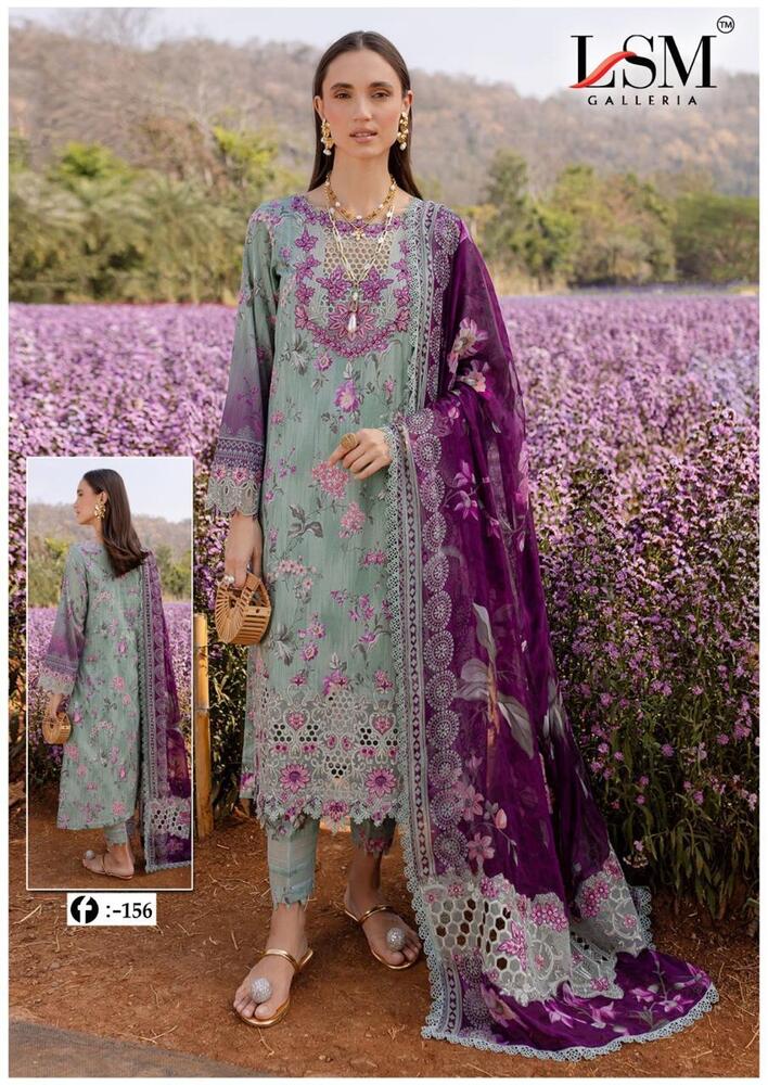 LSM Firdous Queen Vol-15  Karachi Dress Material