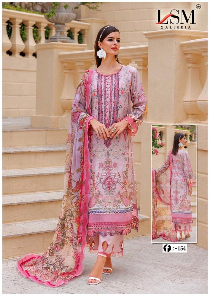 LSM Firdous Queen Vol-15  Karachi Dress Material