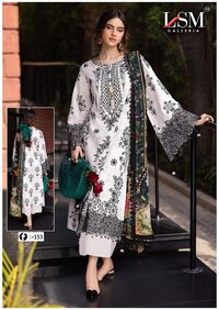 LSM Firdous Queen Vol-15  Karachi Dress Material