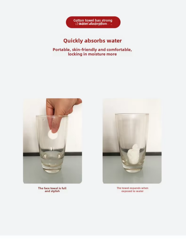 Disposable Tissue Tablet - Color: White