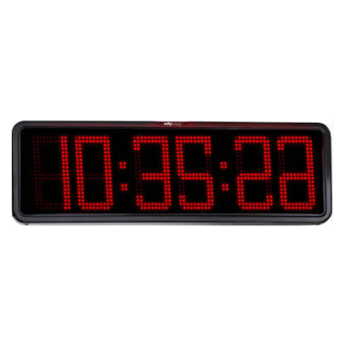 Color Digital Clock (30 x 12 inch Red )