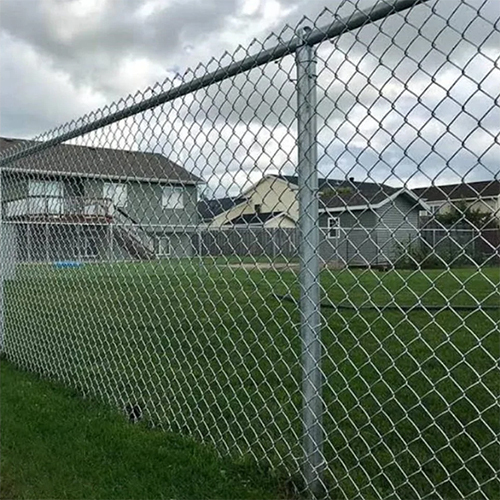 Farm House Chain Link Fence