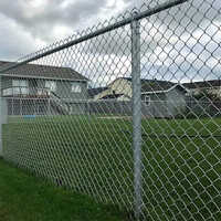 Farm House Chain Link Fence