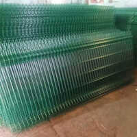 Powder Coated 3d Bend Panel Welded Mesh - Color: Green
