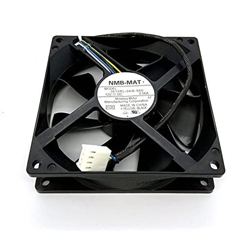 NMB-MAT 3610RL-04W-S66 Axial Fan 12V-0.56A DC Brushless Air Cooling Fan 3700 RPM 92 * 92 * 25mm 4Wire