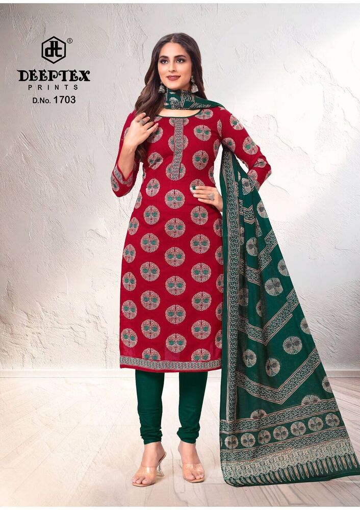Deeptex Tradition Vol-17  Dress Material