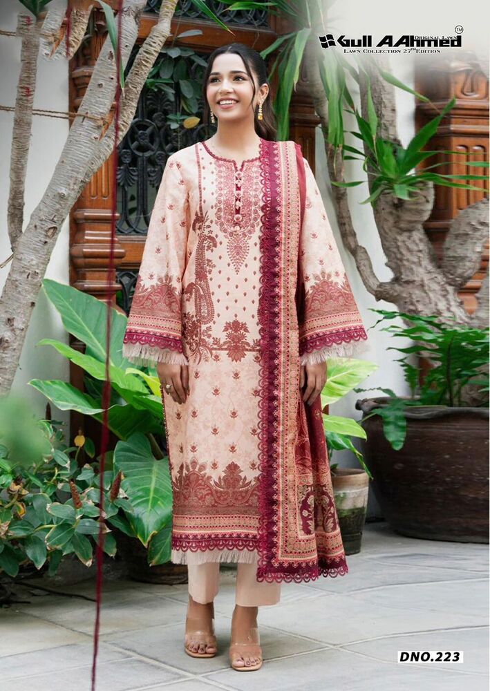 Gull AAhmed Lawn Vol-27  Karachi Dress Material