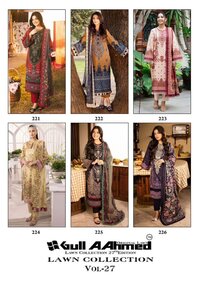 Gull AAhmed Lawn Vol-27  Karachi Dress Material
