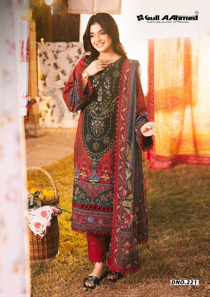 Gull AAhmed Lawn Vol-27  Karachi Dress Material