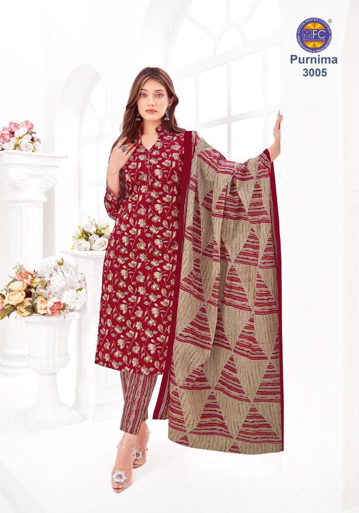 Mfc Purnima Vol-03 A Dress Material
