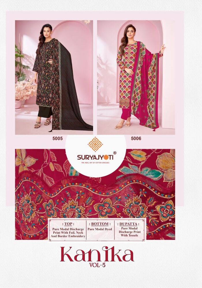 SuryaJyoti Kanika Vol-05  Dress Material