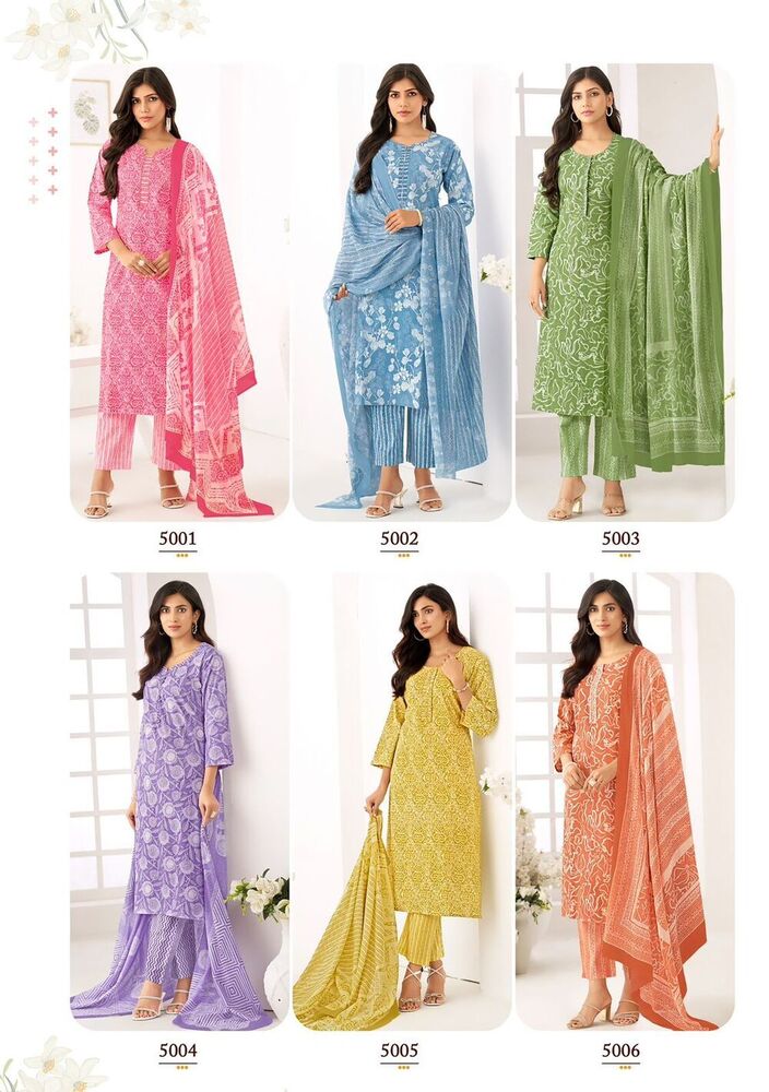 Suryajyoti Ice Look Vol-05 A Dress Material