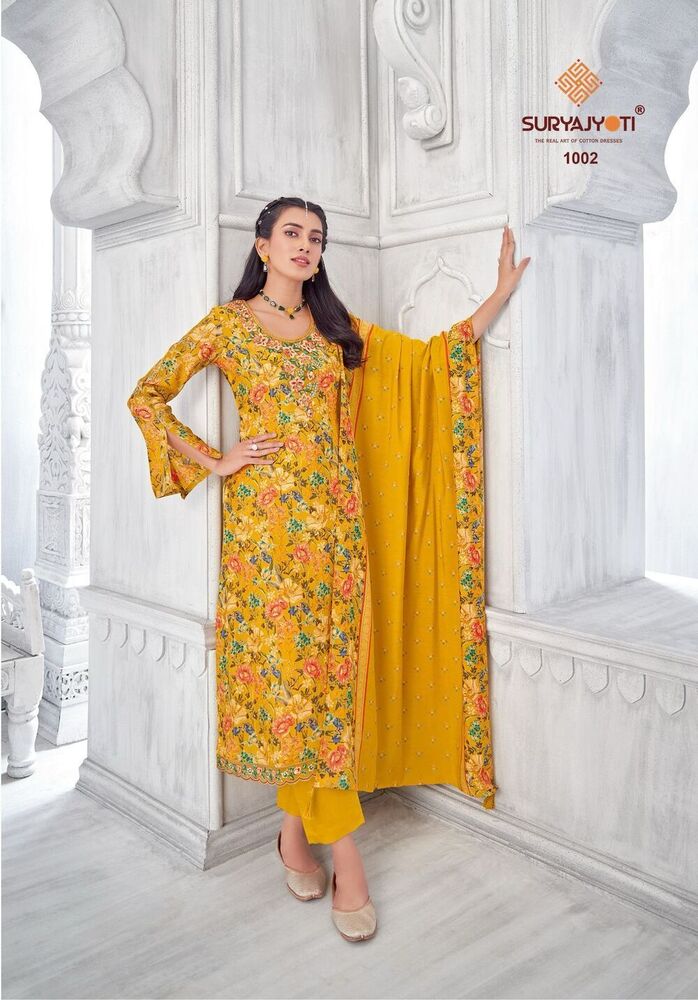 Suryajyoti Priyanka Advance Vol-01 A Dress Material