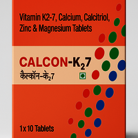 Vitamin K2-7, Calcium, Calcitriol, Zinc & Magnesium Tablets